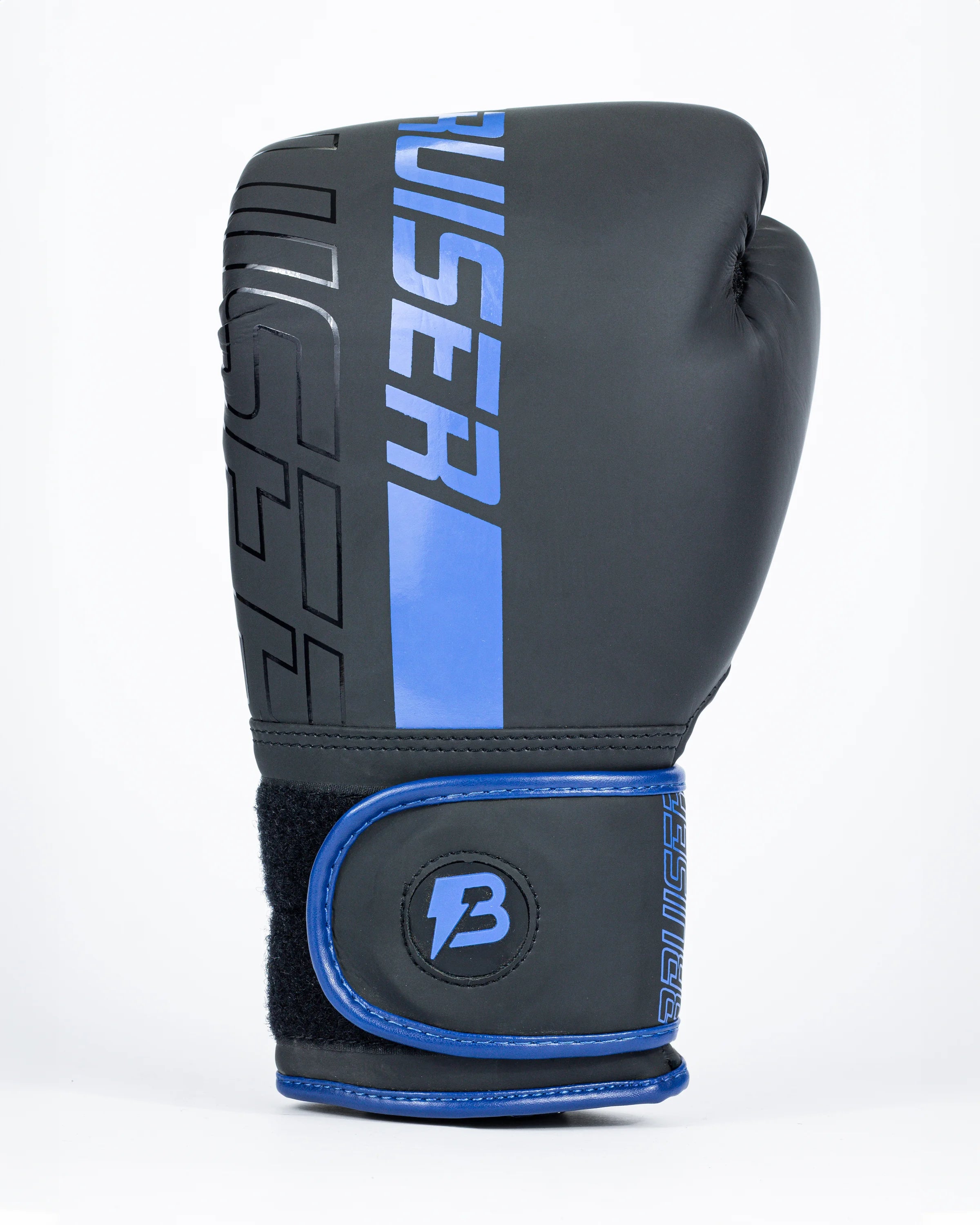 Guantes De Boxeo "Bruiser" Polipiel Negro/azul ㅤㅤㅤㅤㅤㅤㅤㅤ