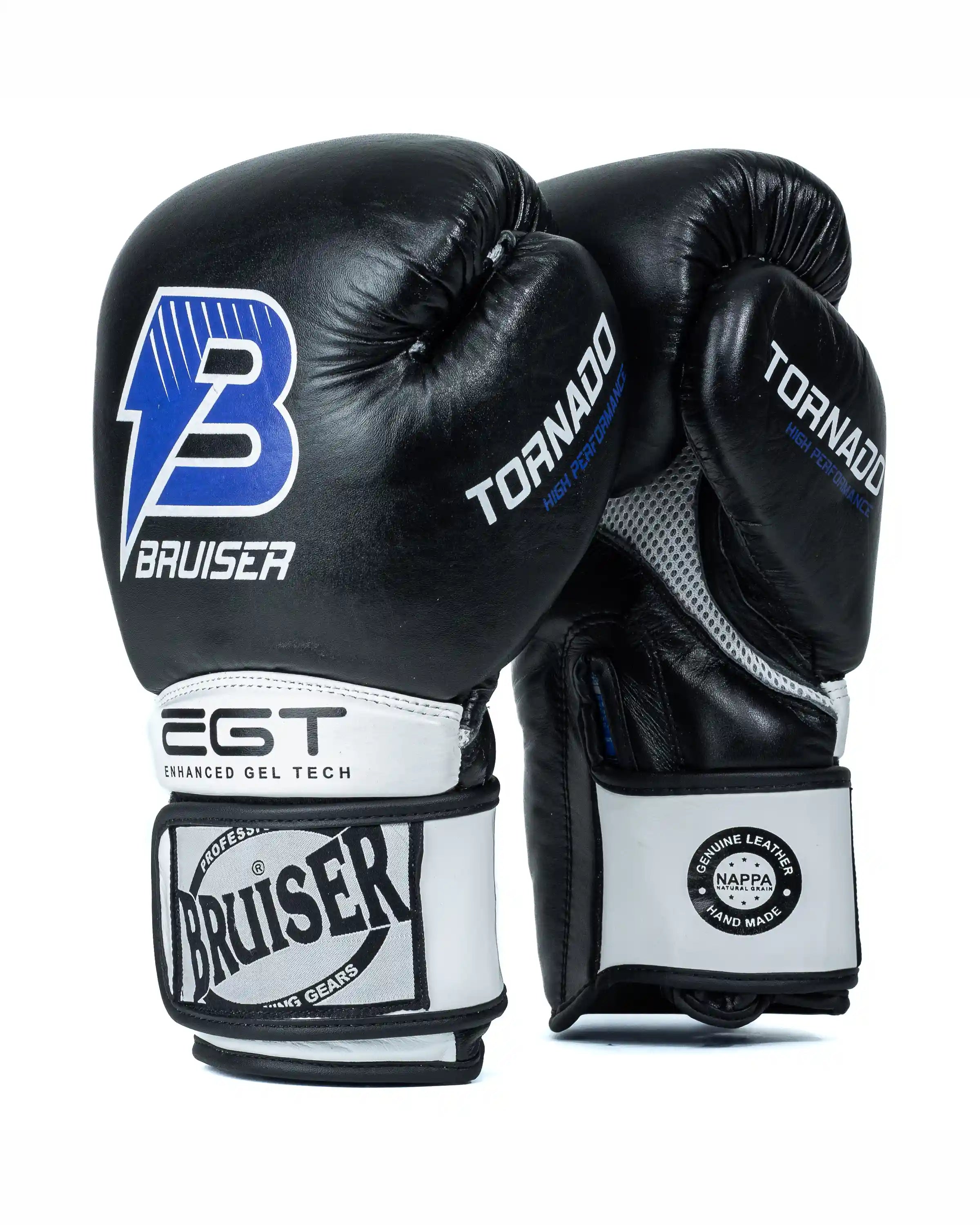 GUANTES DE BOXEO BRUISER TORNADO NEGRO