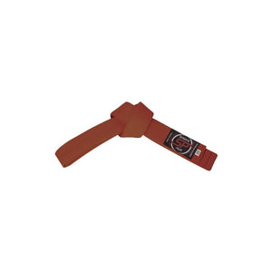Cinturón adulto Sport Plus hecho de algodón de 285 cm color marrón.