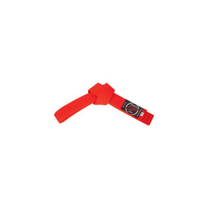 Cinturón infantil Sport Plus hecho de algodón de 240cm color rojo.