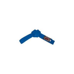Cinturón junior Sport Plus hecho de algodón de 260cm color azul.