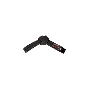 Cinturón junior Sport Plus hecho de algodón de 260cm color negro.