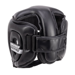 Casco marca Bruiser color negro. Logo en el centro. Hecho de polipiel. Ajuste cómodo y seguro con diseño transpirable. Imagen trasera.