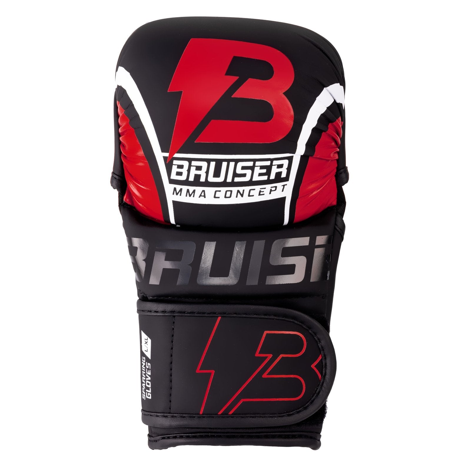 Guantes De Mma " Concept" Polipiel Rojo/negro