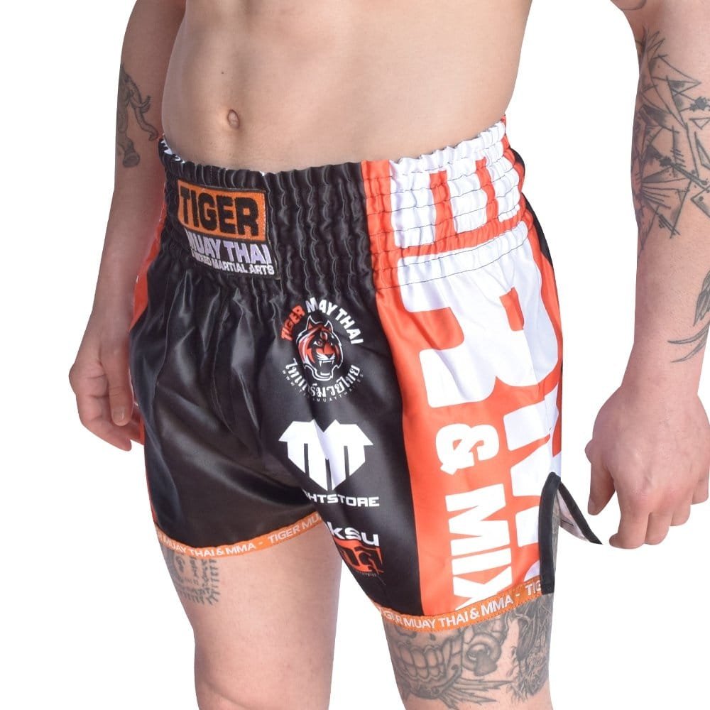 PANTALON CORTO THAI KICK TMT SERIES NEGRO