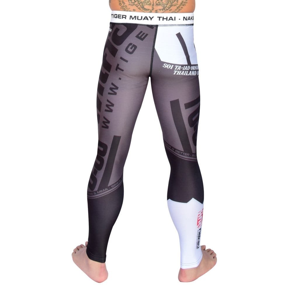 Pantalon Mallas TMT Series Blanco/negro