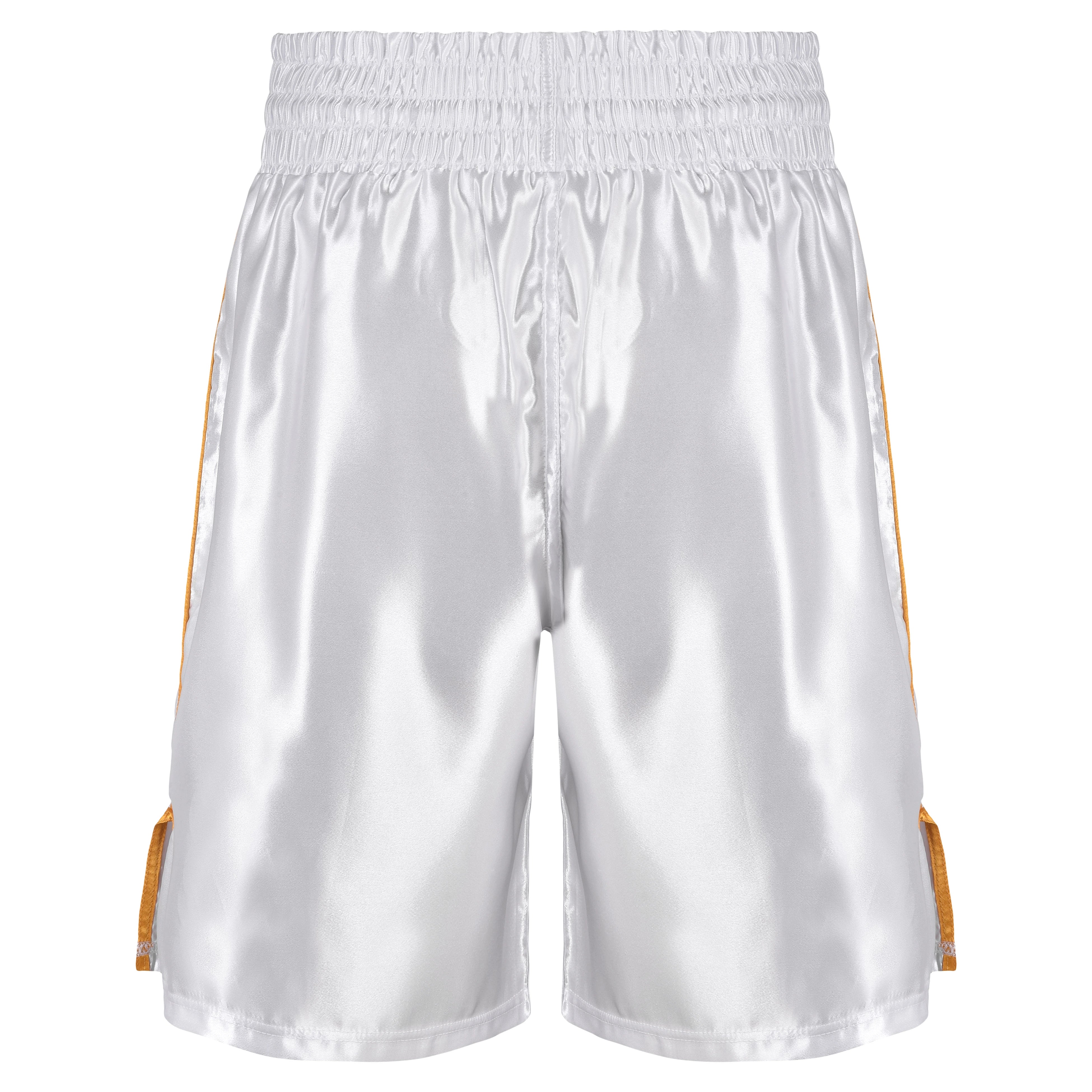 PANTALO DE BOXEO BLANCO BORDADO