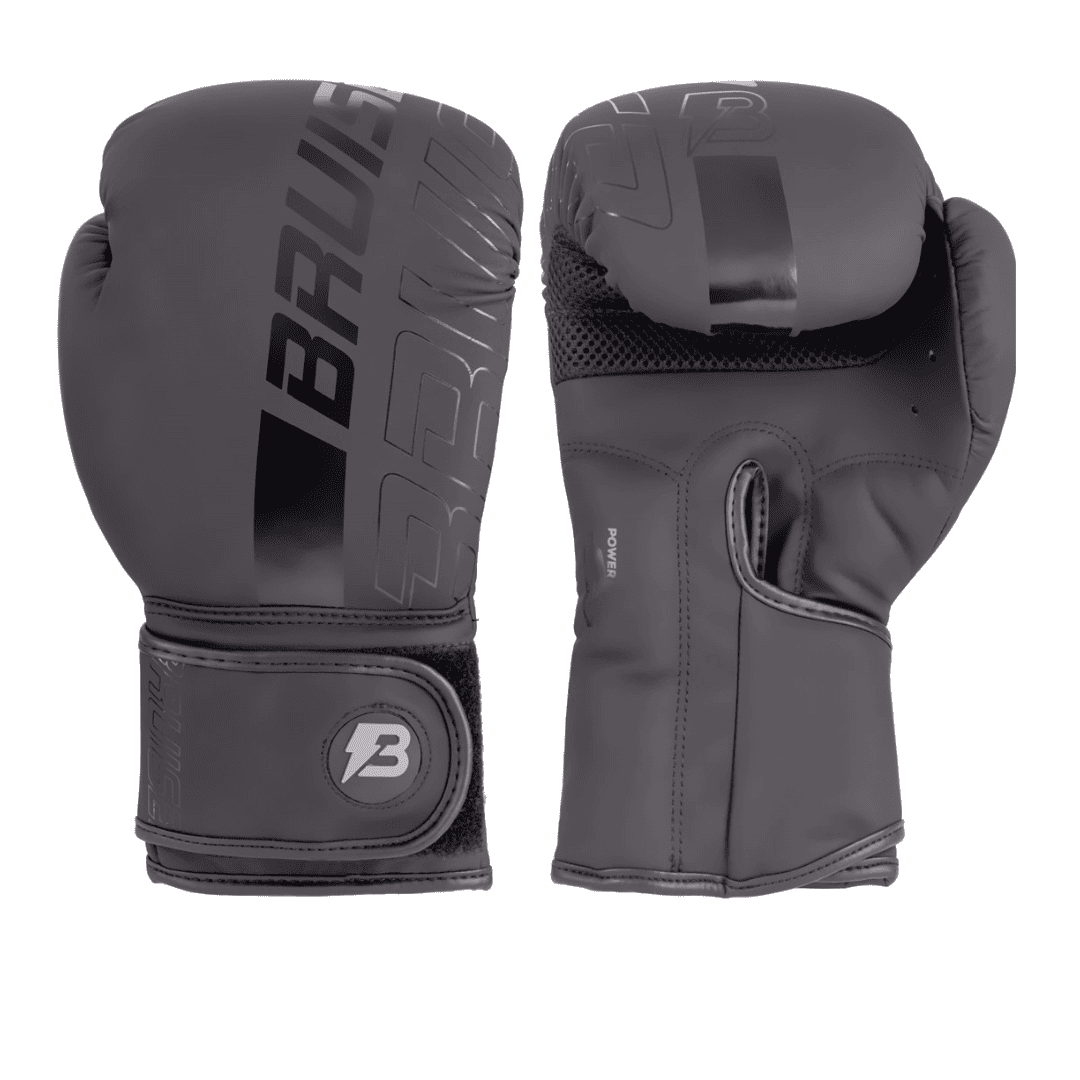 Guantes De Boxeo "Bruiser" Polipiel Negro