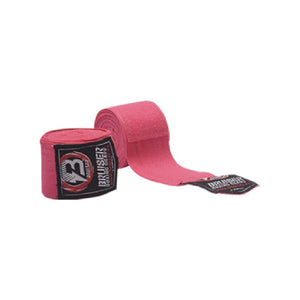 Vendas semi elásticas marca Bruiser color rosa.