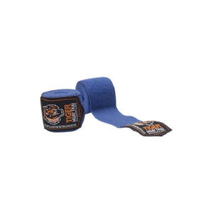 Vendas de boxeo semi elásticas marca Tiger color azul.