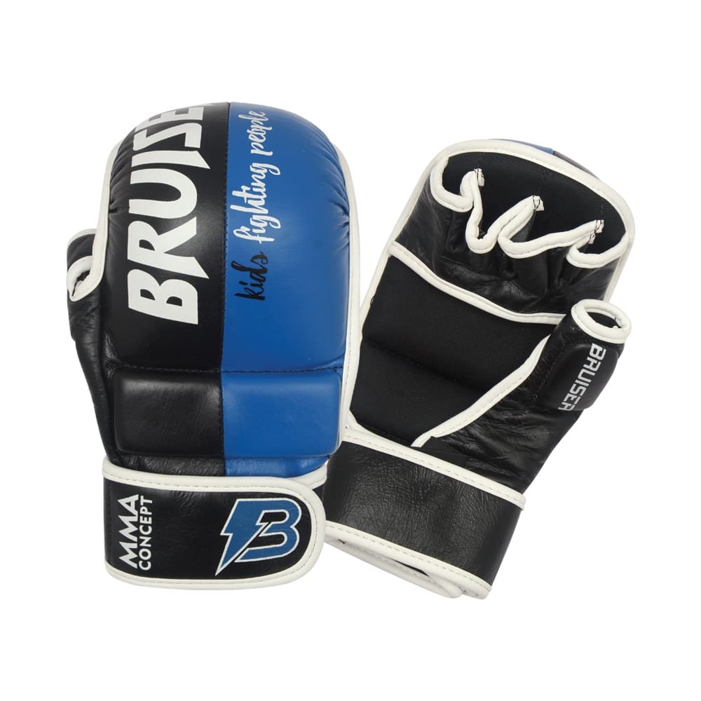GUANTES DE MMA BRUISER PRO KIDS AZUL