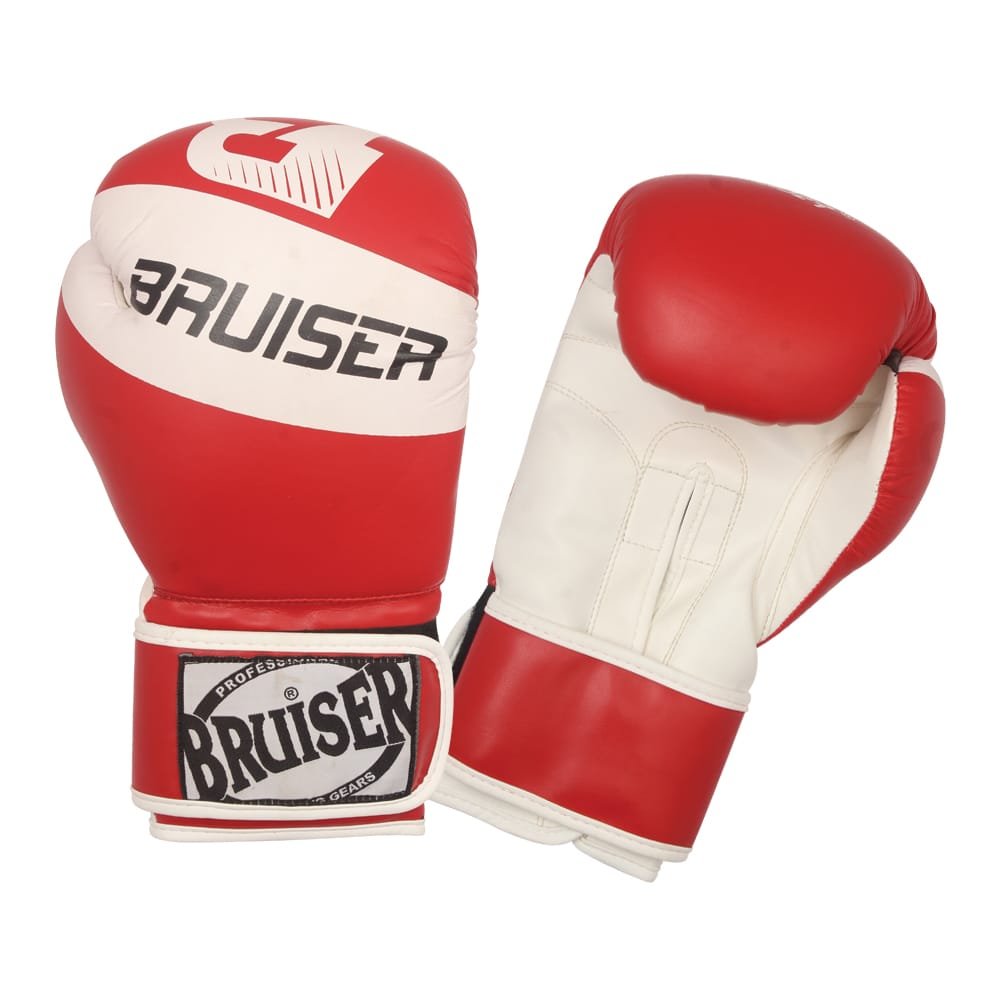 GUANTES DE BOXEO BRUISER PRO STYLE ROJO/BLANCO