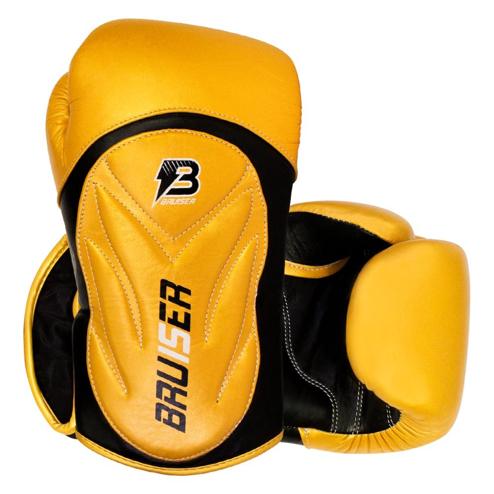 GUANTES DE BOXEO BRUISER PREMIUM PIEL DORADO