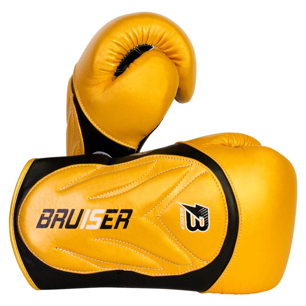 GUANTES DE BOXEO BRUISER PREMIUM PIEL DORADO