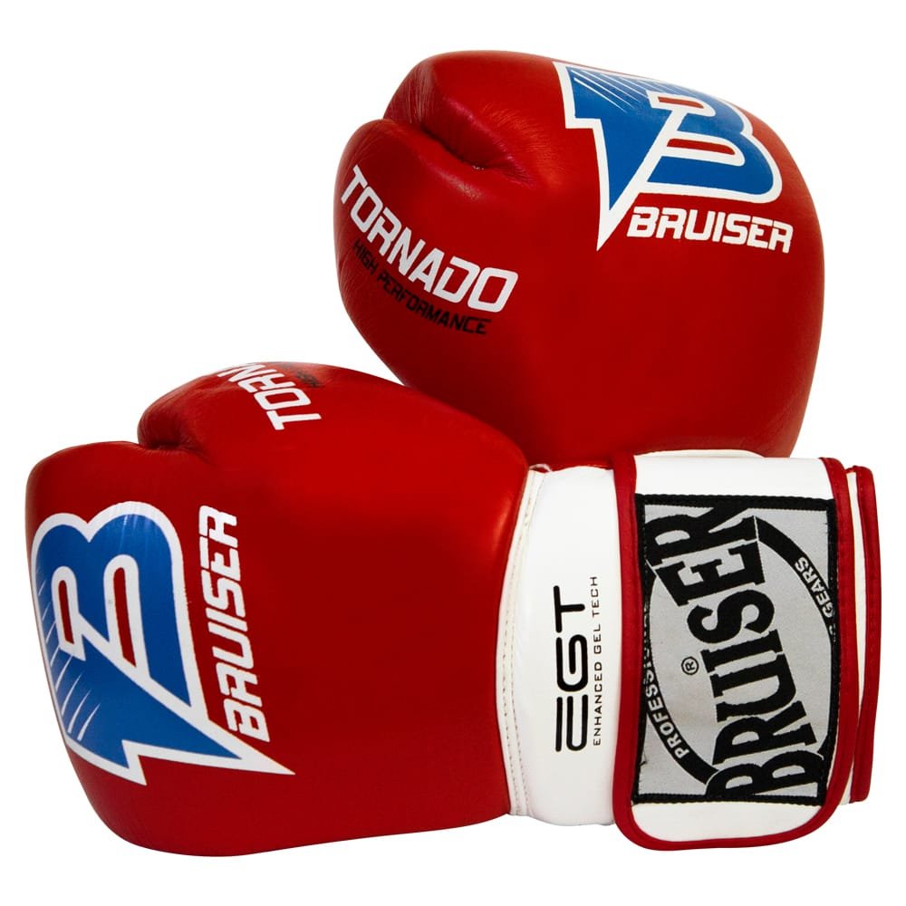 GUANTES DE BOXEO BRUISER TORNADO ROJO