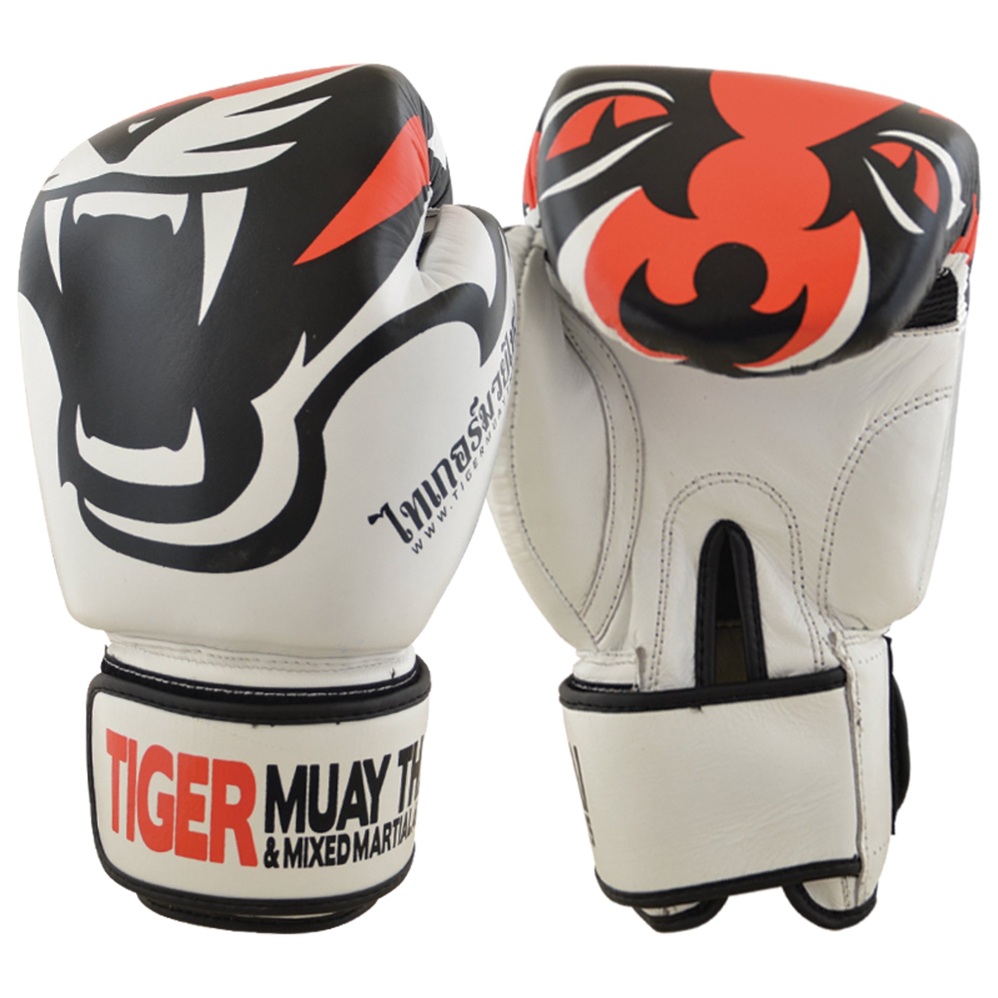 GUANTES DE BOXEO TMT LIMITED EDITION BLANCO/NARANJA