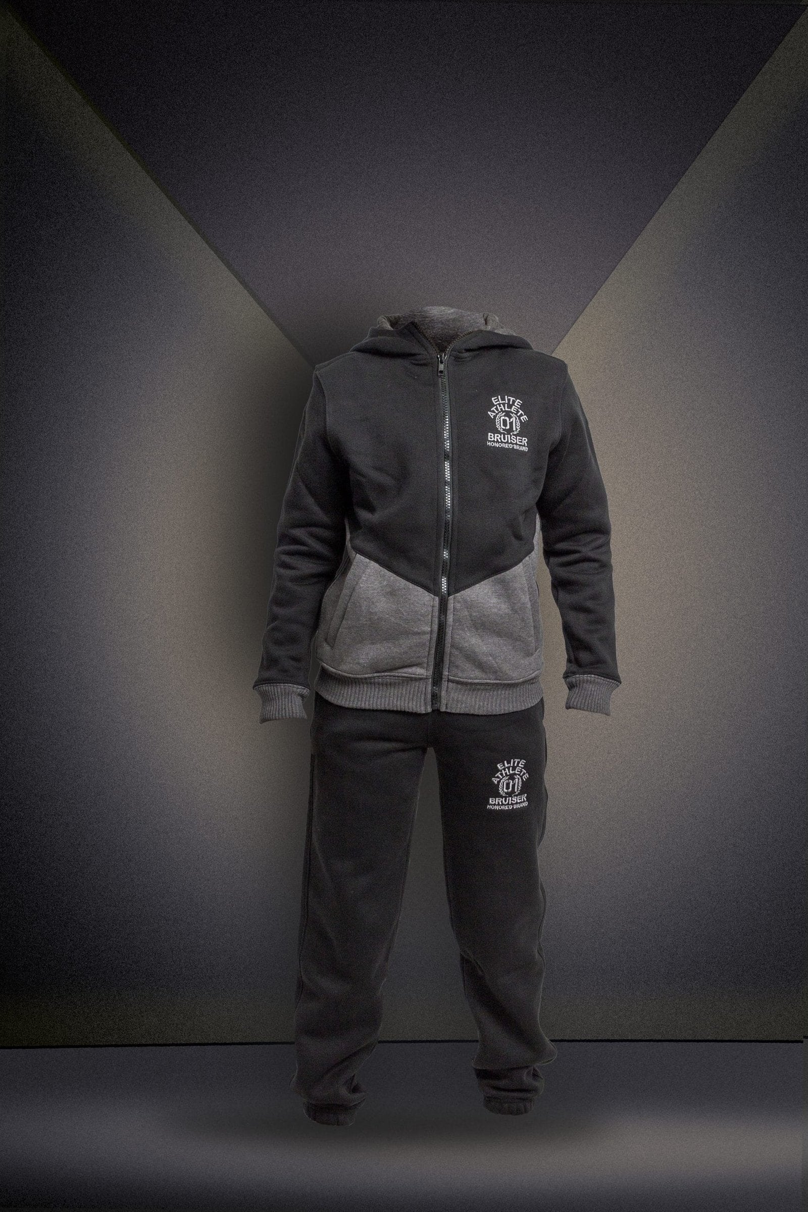 CHANDAL ELITE ATHLETE KIDS BORDADO BOLSILLOS EN GRIS