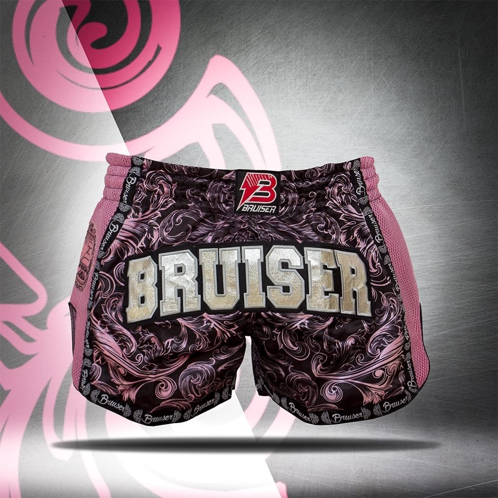 PANTALÓN CORTO BRUISER THAI KICK ROSA