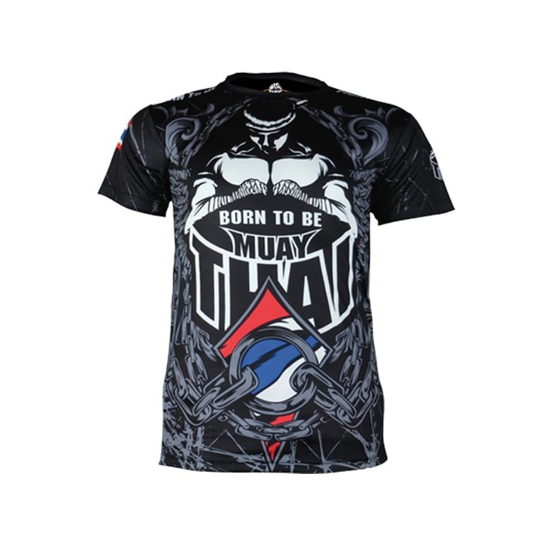 BORN TO BE MUAY THAI CAMISETA DE BOXEO "CHAINS"