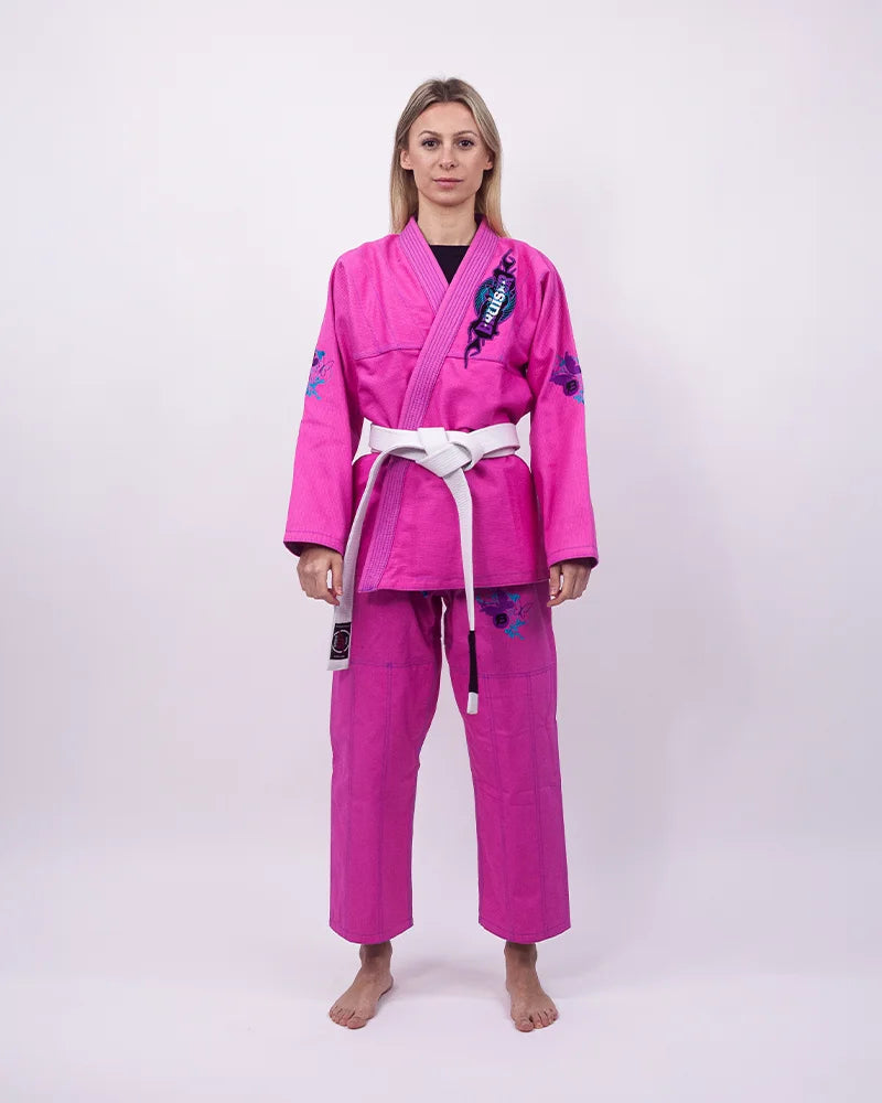 KIMONO DE JIU JITSU PINK FIGHT GIRLS