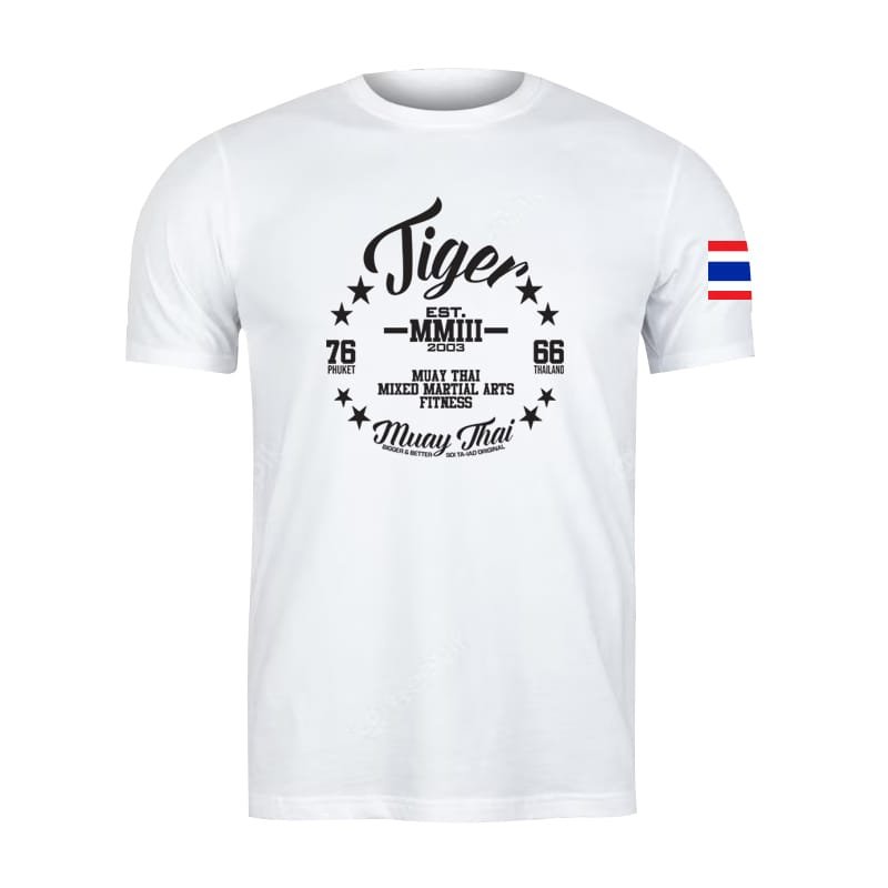 CAMISETA DE TIGER MUAY THAI HOMBRE MANGA CORTA