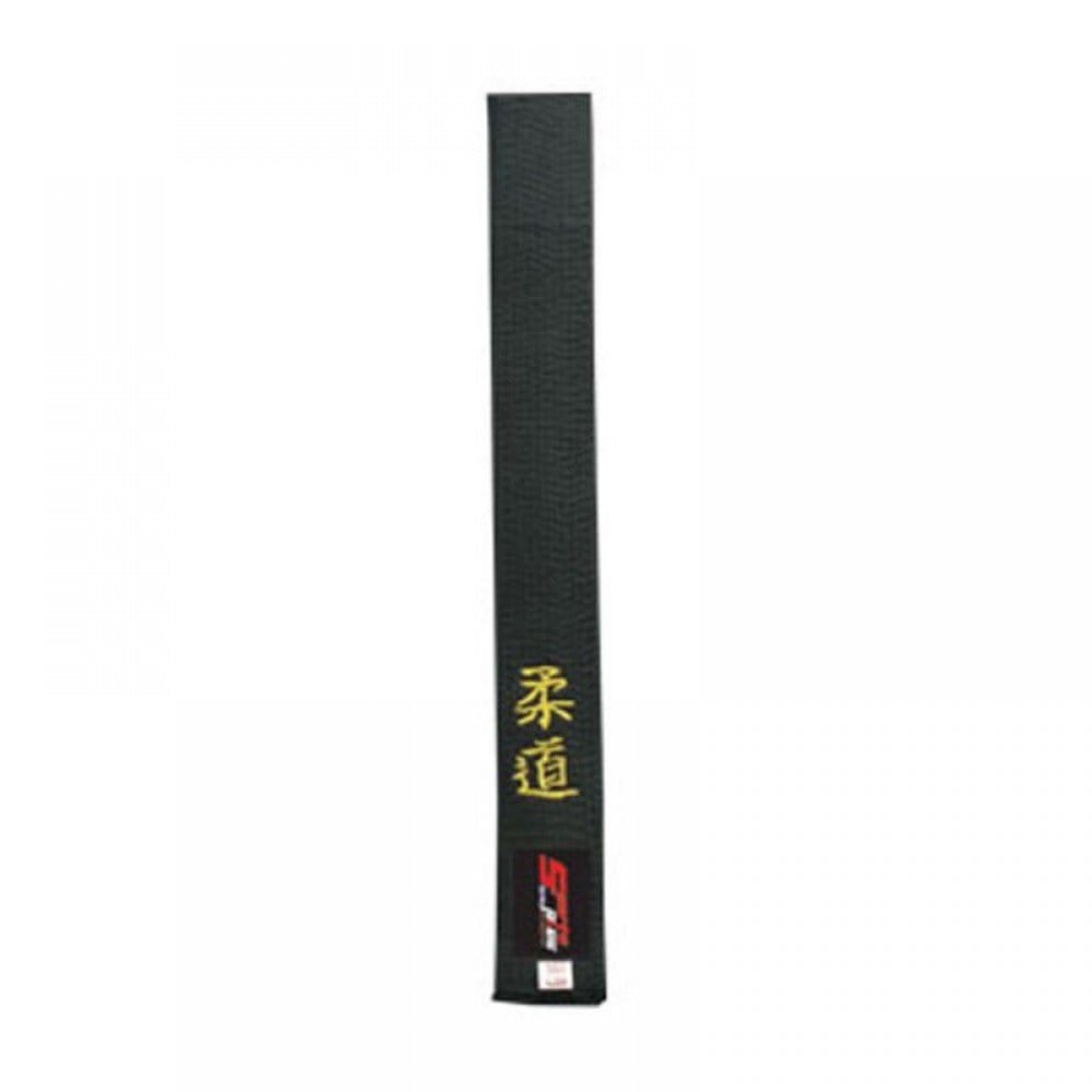 CINTURON ESPECIAL BORDADO JUDO NEGRO