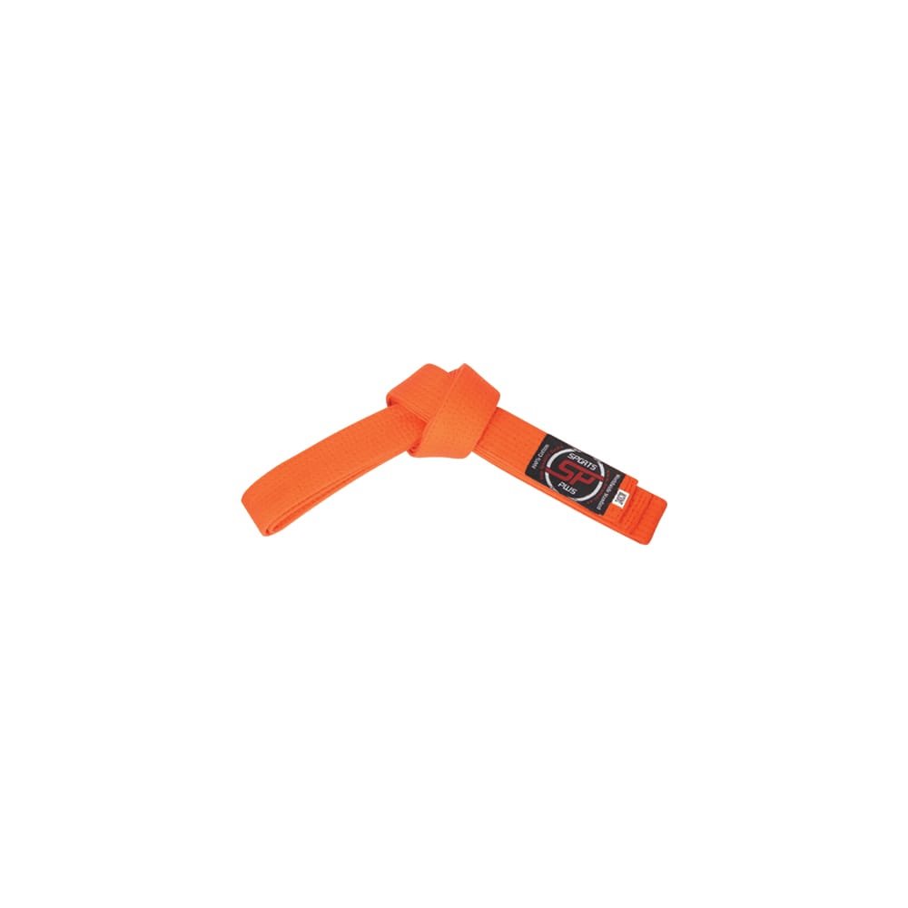 Cinturón infantil Sport Plus hecho de algodón de 240cm color naranja. 
