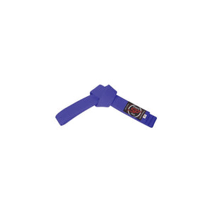 Cinturón junior Sport Plus hecho de algodón de 260cm color azul. 