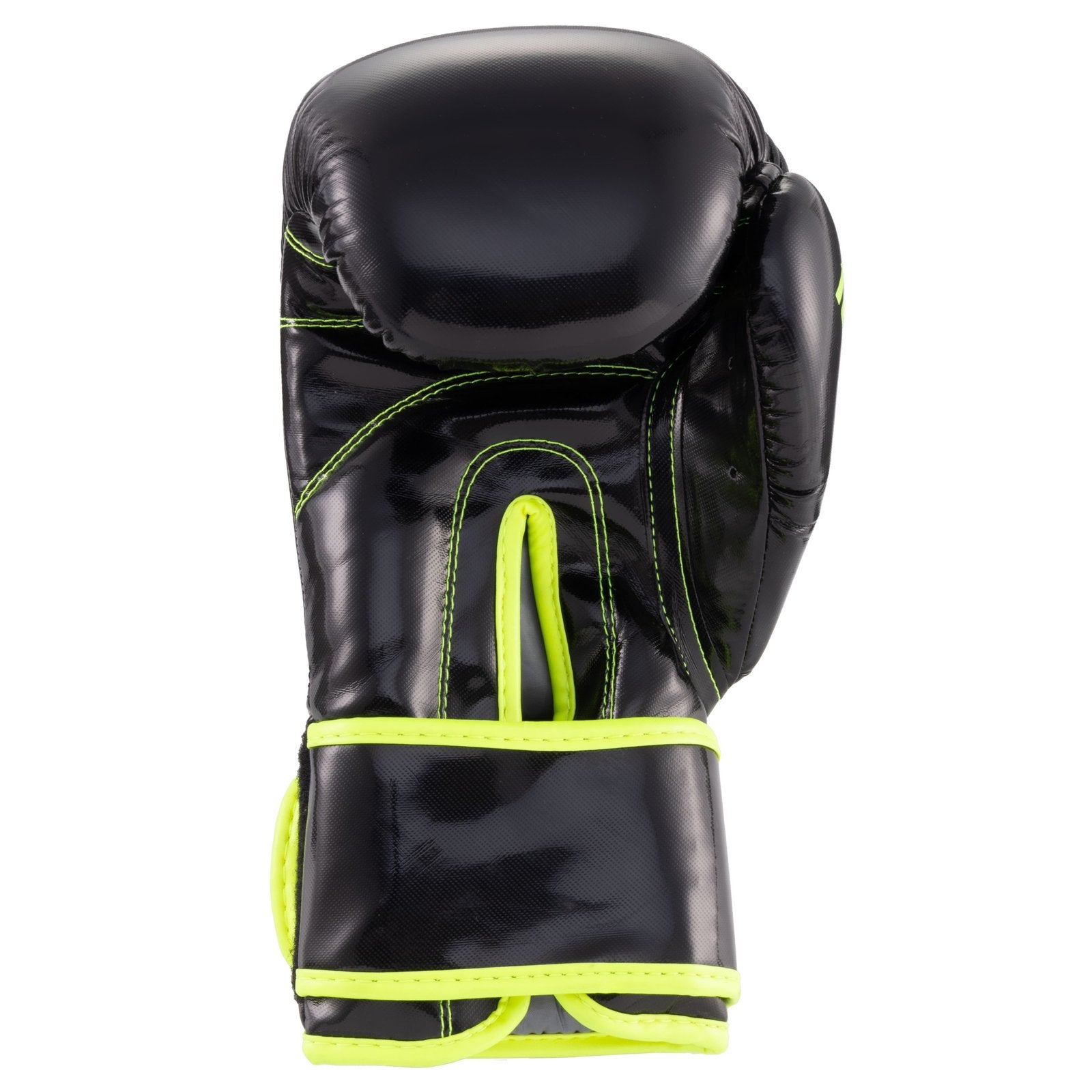 Guantes De Boxing " Pro Fight" Polipiel Negro/verde