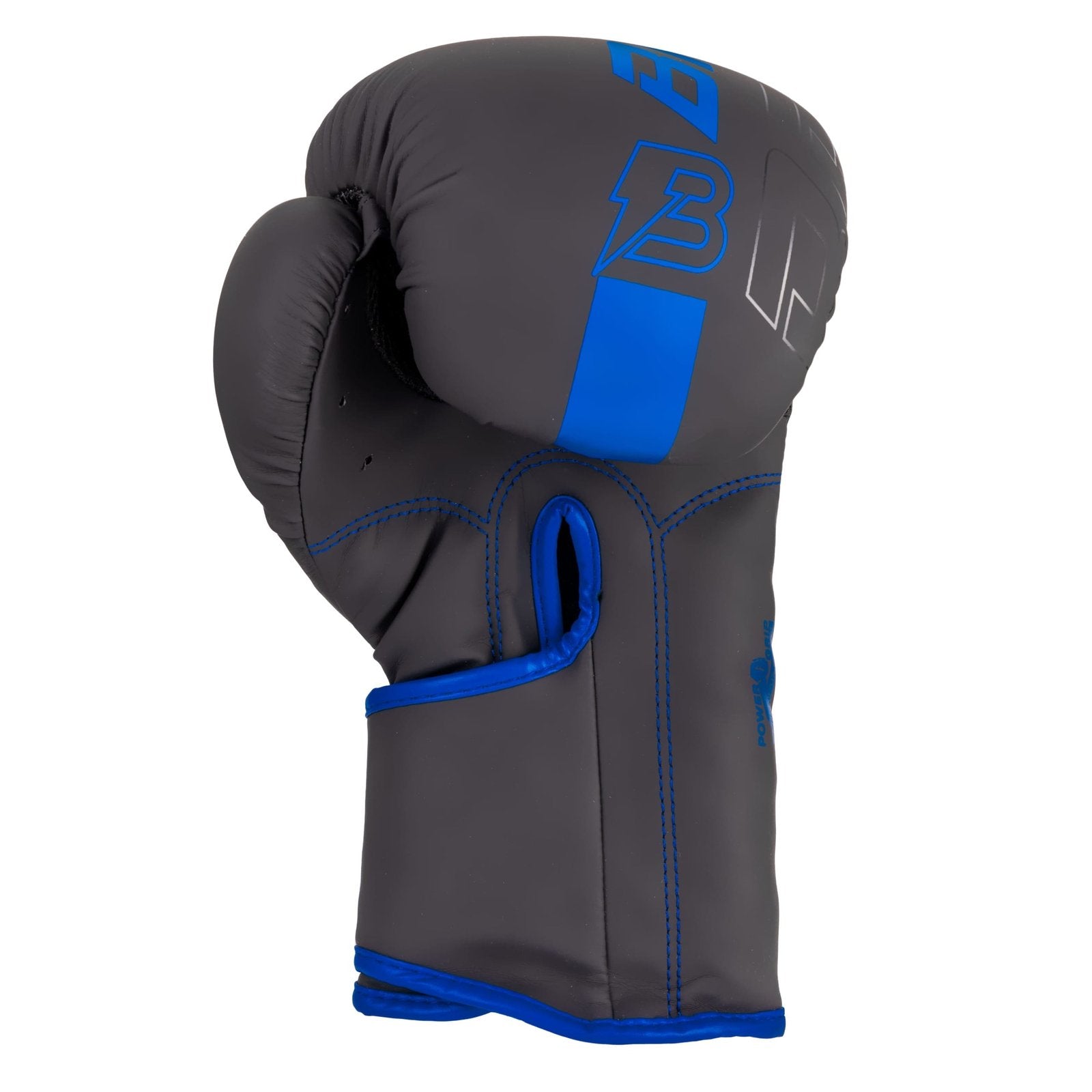 Guantes De Boxeo "Buriser" Polipiel Negro/azul