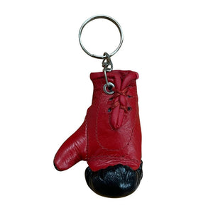 Palma Llavero Mini Guantes Top King  color rojo.