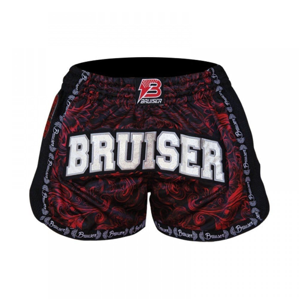 PANTALÓN CORTO BRUISER THAI KICK ROJO