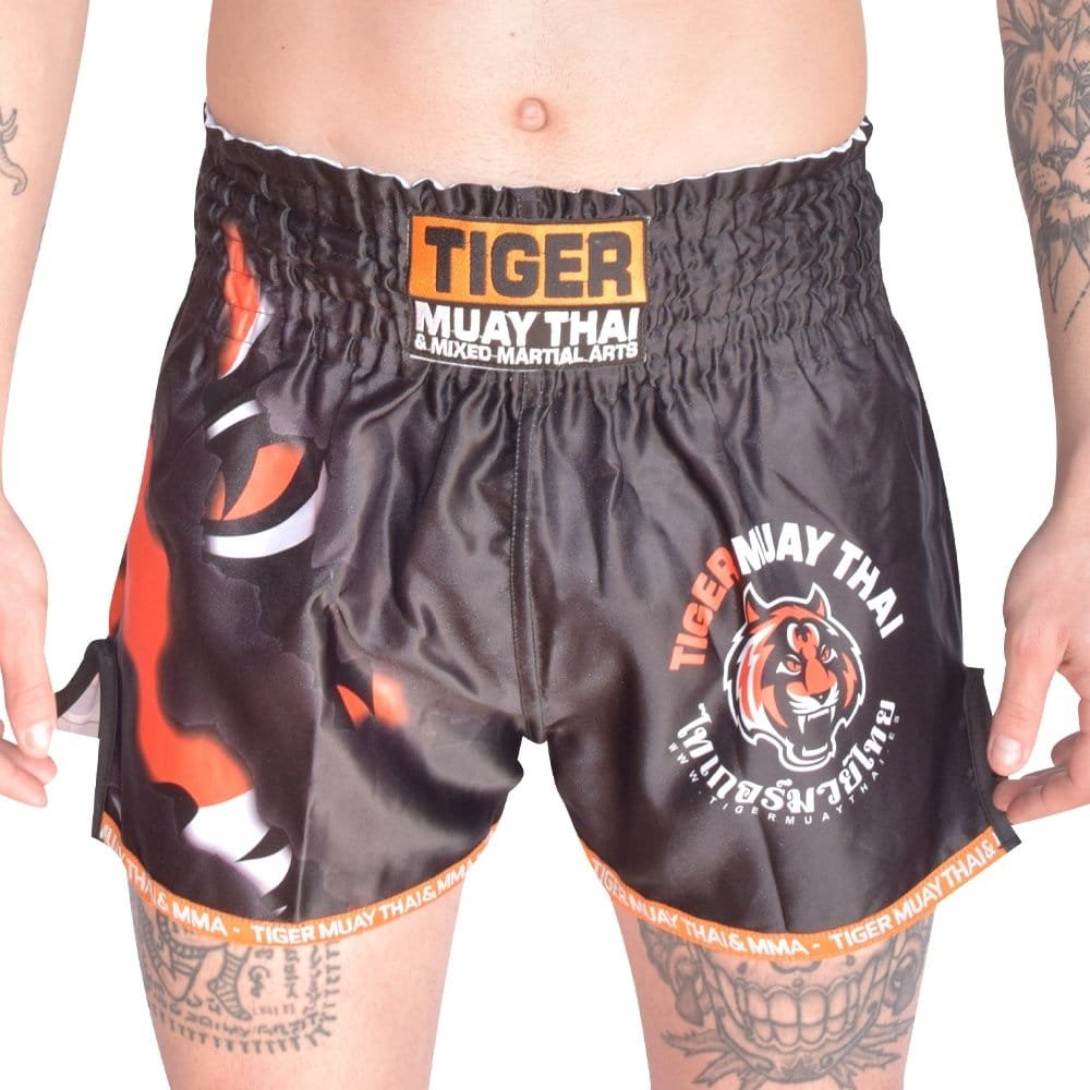 PANTALON CORTO THAI KICK TMT SERIES BLACK