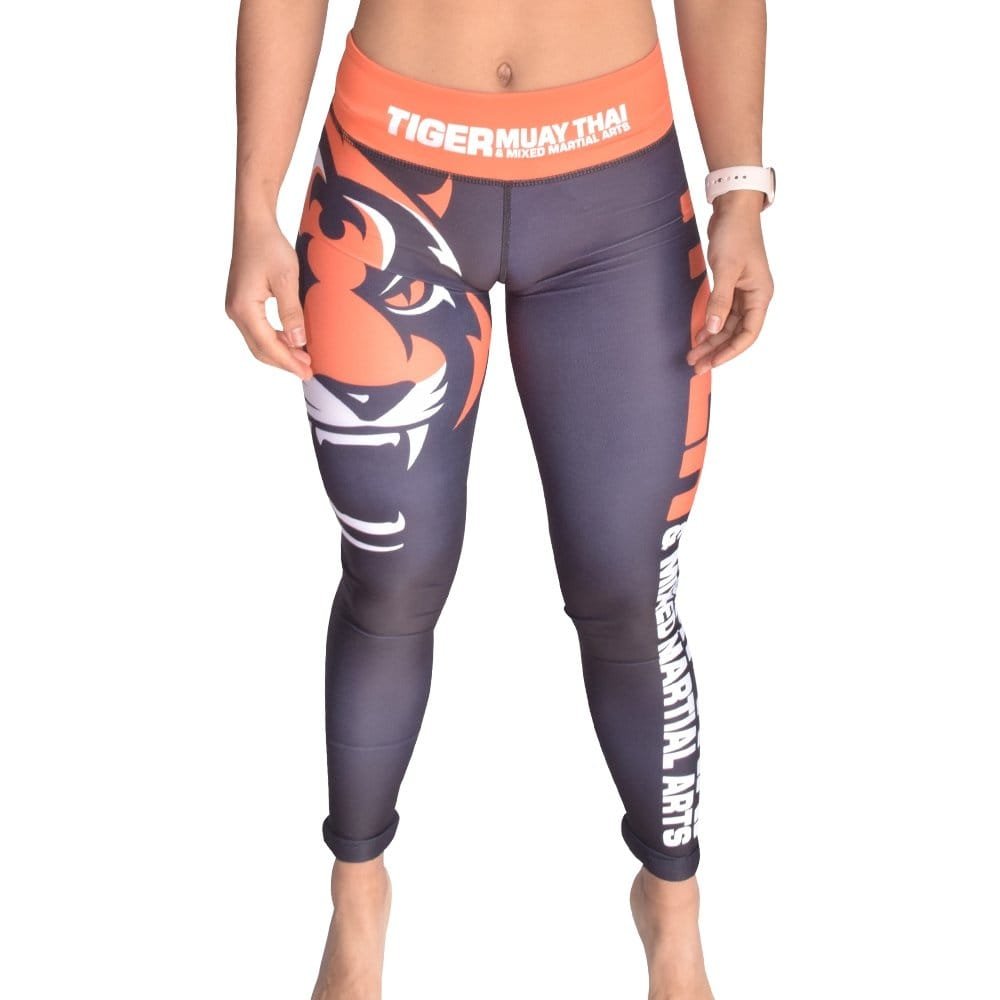 Pantalon Mallas TMT Girl Series Negro/Naranja