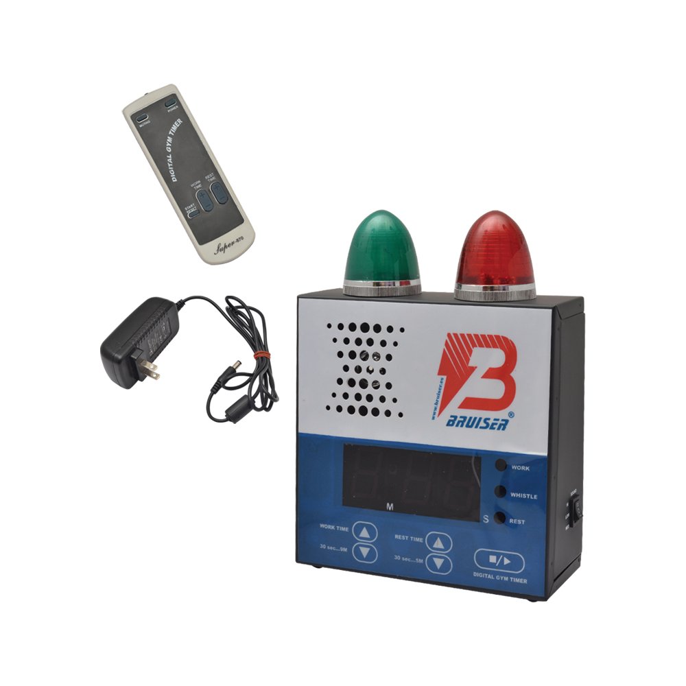 Reloj digital Gym Bruiser progrmable incluye mando a distancia