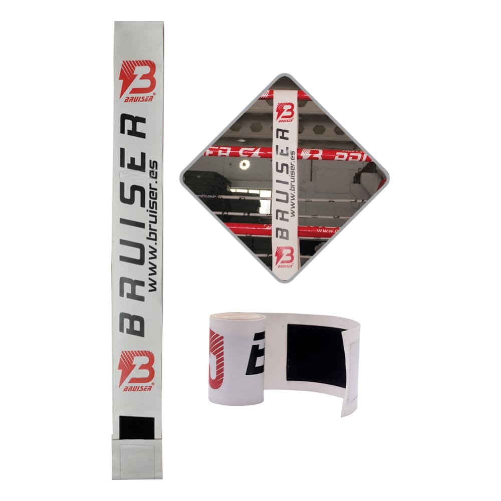 Separador de cuerdas Bruiser Hechos de PVC con cierres de velcro. 