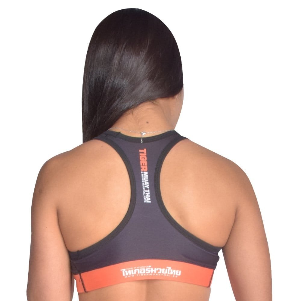 SUJETADOR TMT GIRL NARANJA/NEGRO
