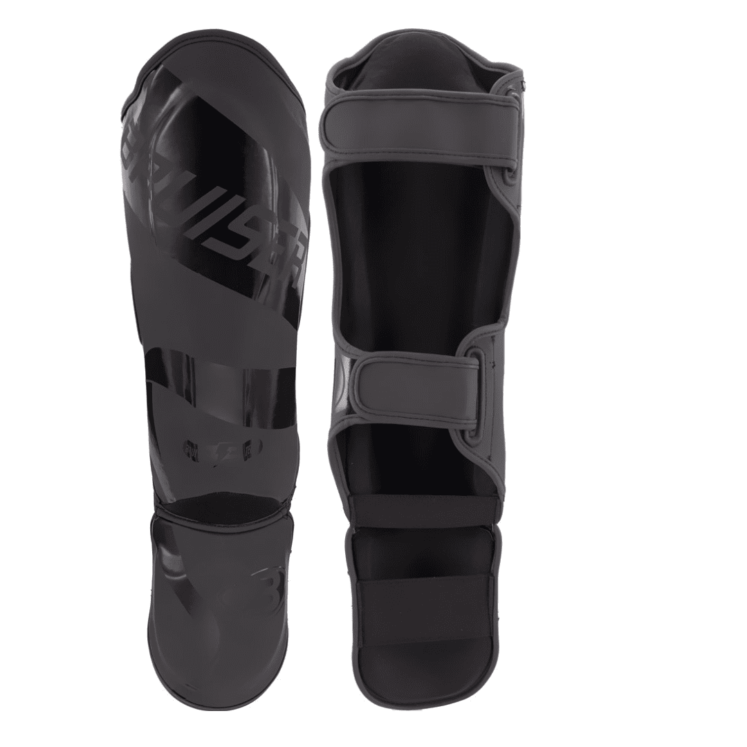 Espinilleras/Tobilleras "Bruiser Tech " Polipiel