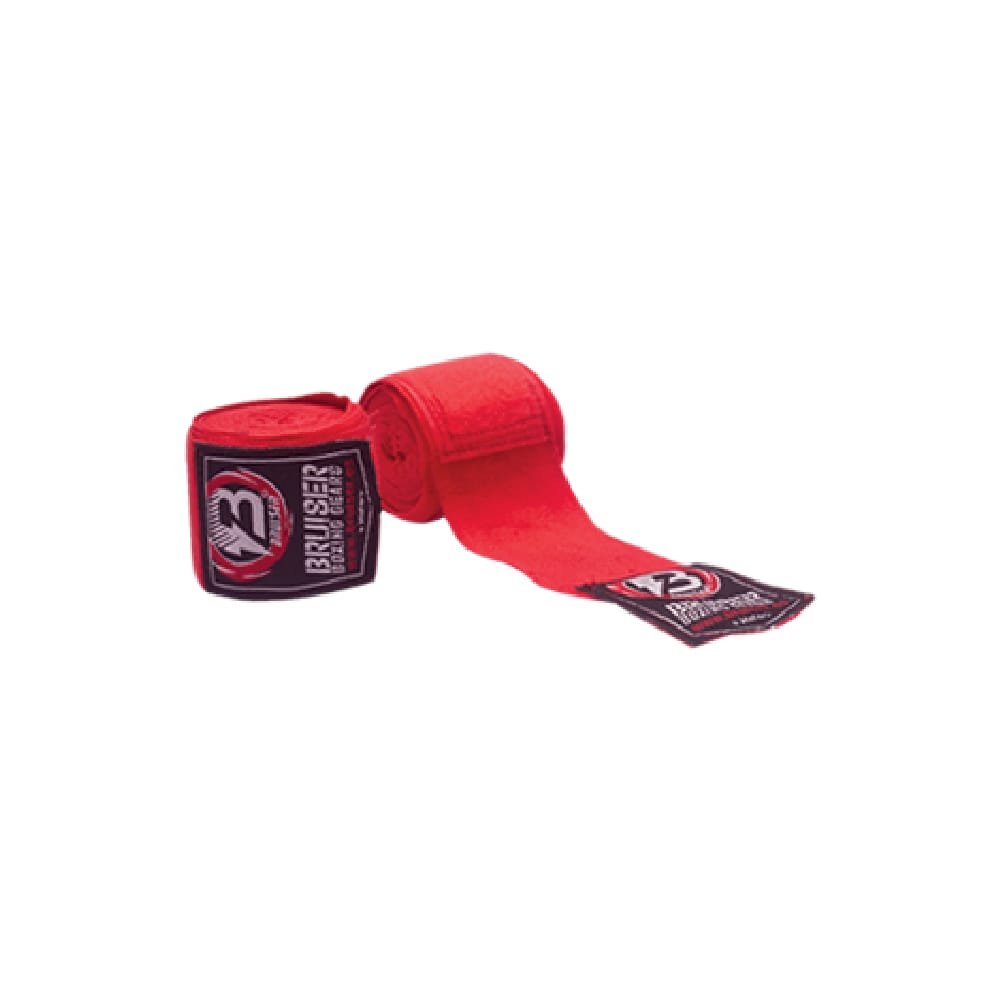 Vendas de boxeo semi elásticas marca Tiger color rojo. 