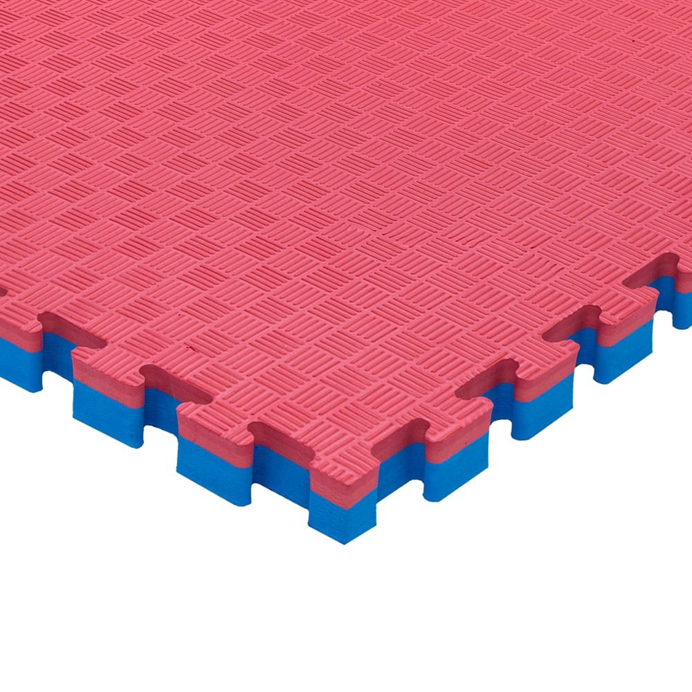 Tatami Puzzle 2,5 Cm Azul Y Rojo Reversible 100x100
