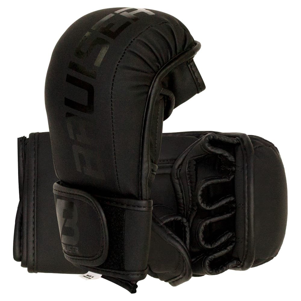 GUANTE MMA "PRO BLACK SERIES" P.PIEL