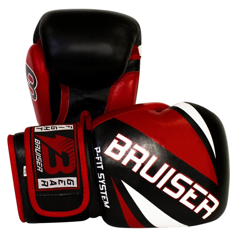 GUANTES DE BOXEO BRUISER TOURNAMENT PIEL NEGRO