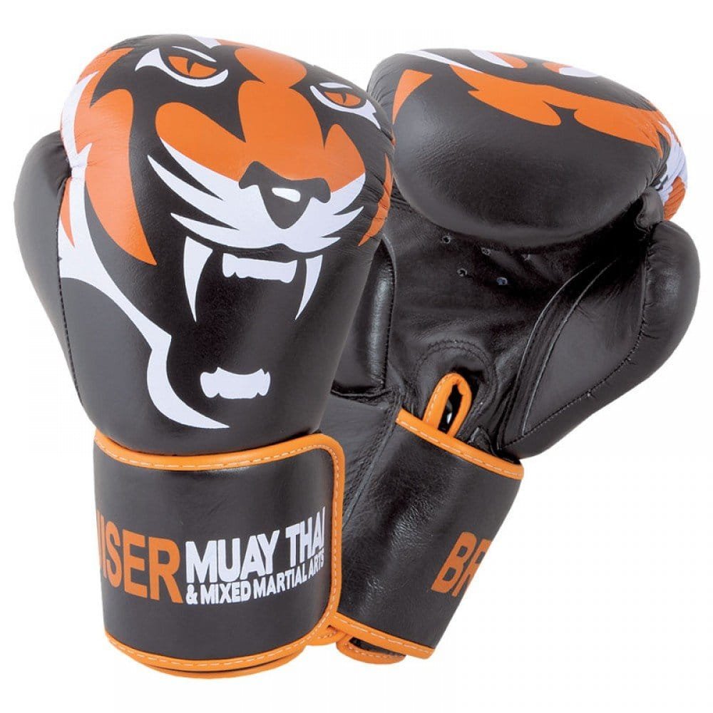 GUANTES DE BOXEO TMT MIXED MARTIAL ARTS NEGRO/NARANJA