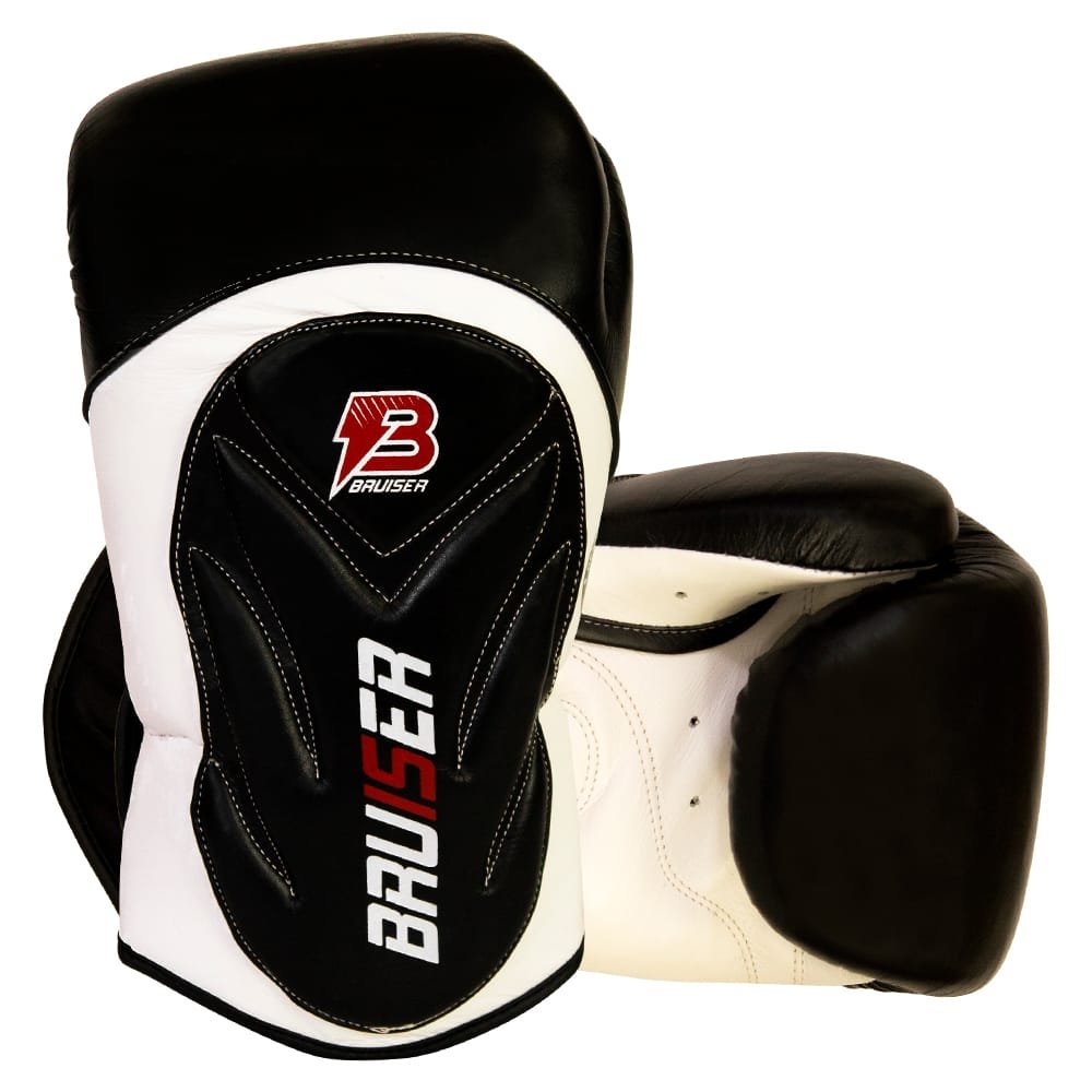 GUANTES DE BOXEO PREMIUM EN PIEL BRUISER NEGRO
