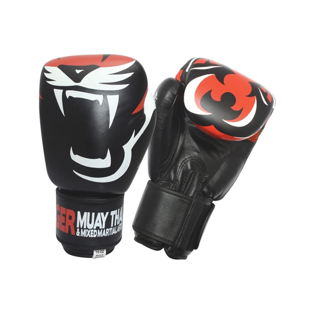 GUANTES DE BOXEO TMT LIMITED EDITION NEGRO/NARANJA