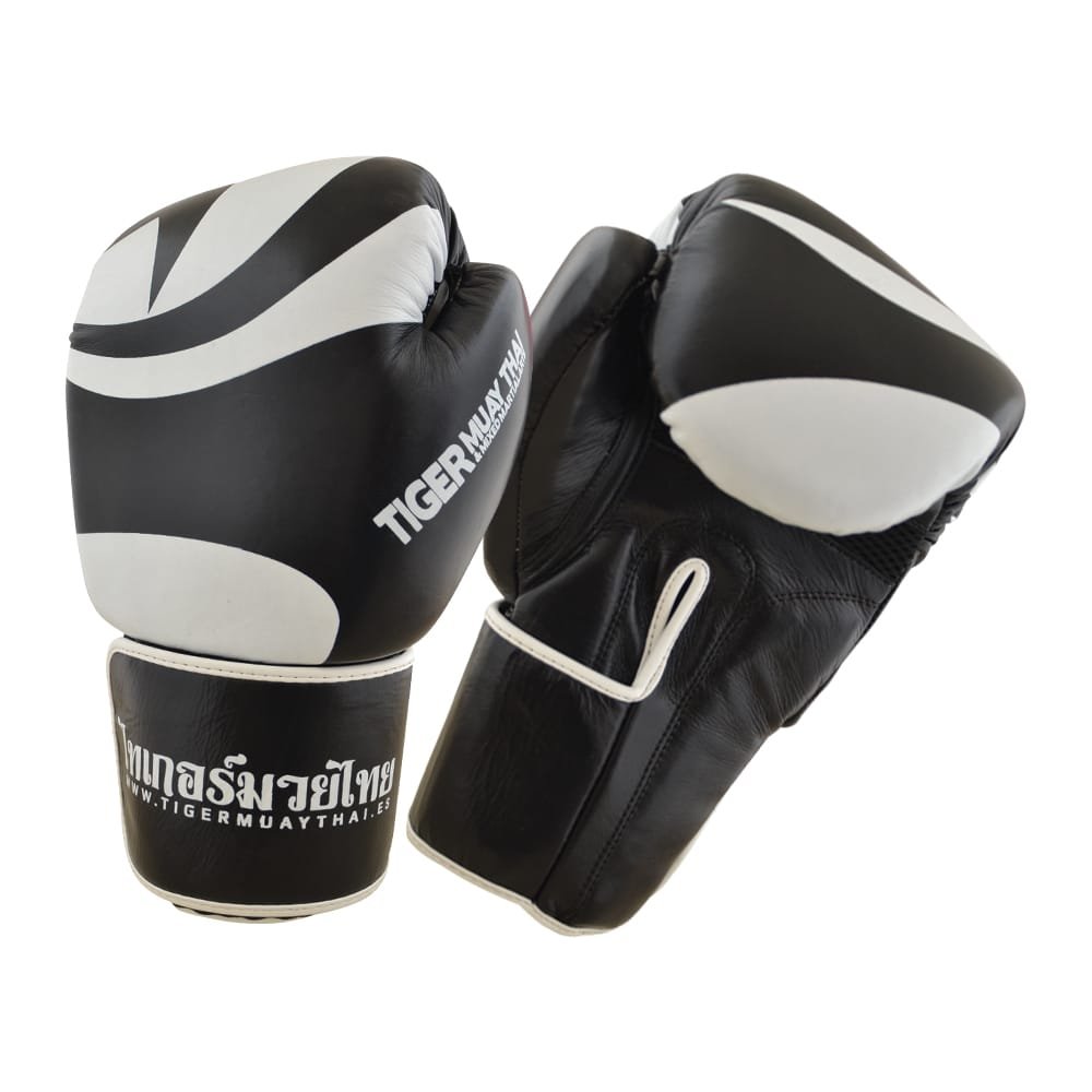 GUANTES DE MUAY THAI TMT LIMITED EYES EDITION NEGRO/BLANCO