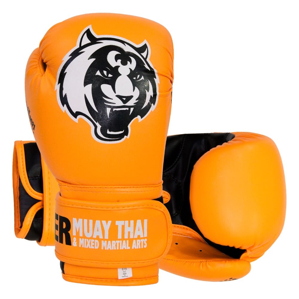 GUANTES DE BOXEO TIGER MUAY THAI NARANJA