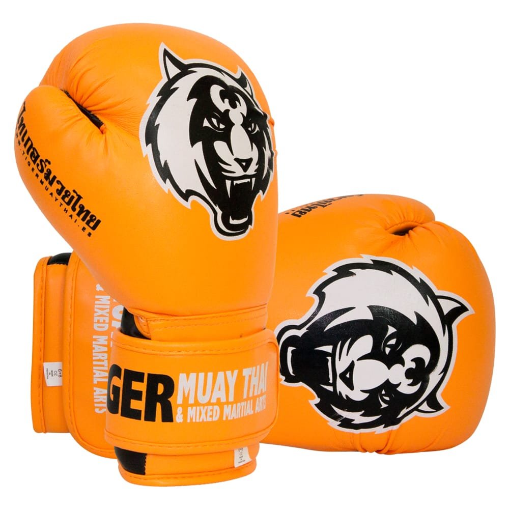 GUANTES DE BOXEO TIGER MUAY THAI NARANJA