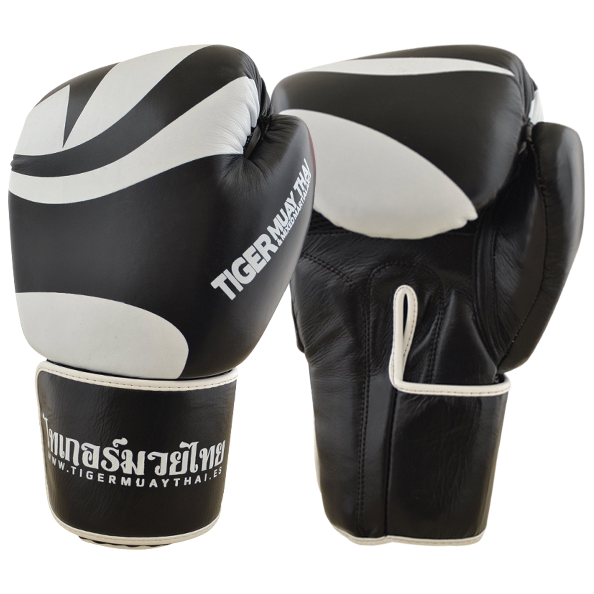 GUANTES DE MUAY THAI TMT LIMITED EYES EDITION NEGRO/BLANCO