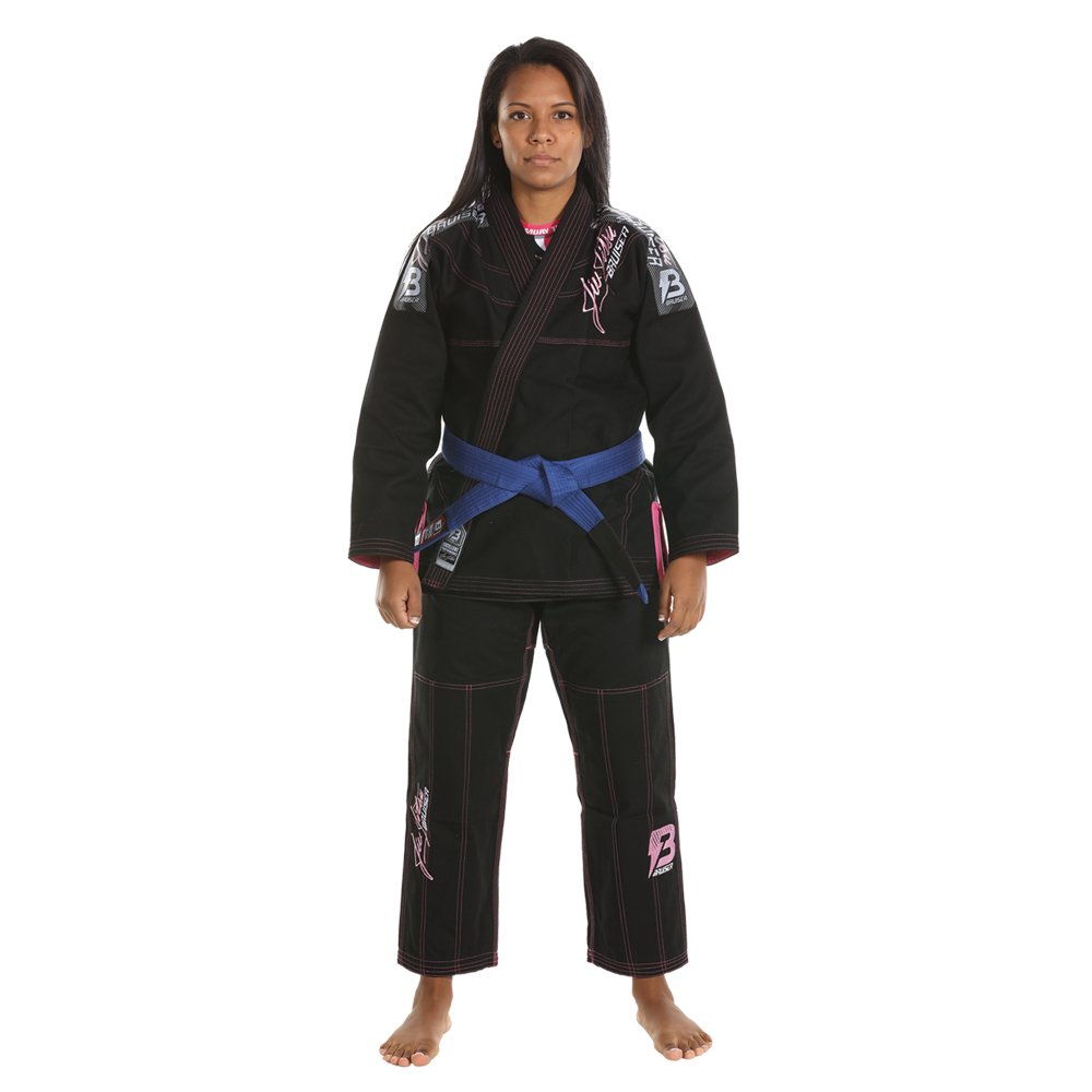 KIMONO DE JIU JITSU "WINNER GIRL" ALGODON NEGRO